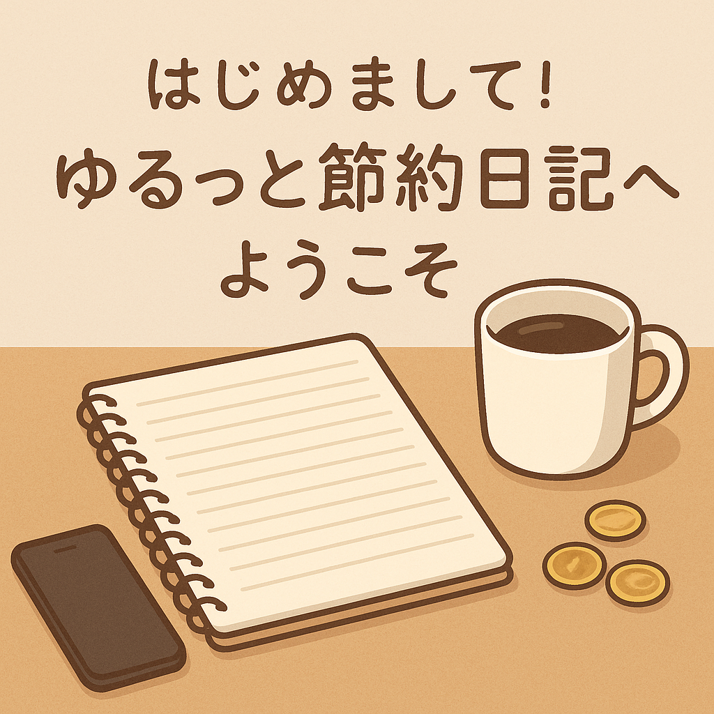 【はじめまして！節約日記ブログへようこそ】